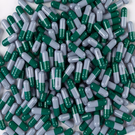 Capsule pharmaceutique vide pullulane naturelle avec taille certifiée Hala 00-4 #